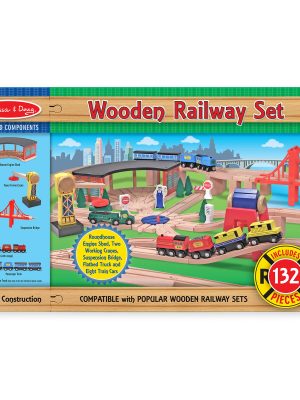 Wooden Railway Set