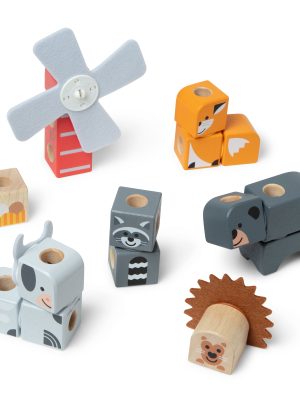 Blockables? Play Sets Farm Friends and Woodland Friends 2-Pack Bundle