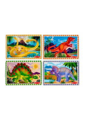 Wooden Jigsaw Puzzles in a Box - Dinosaurs