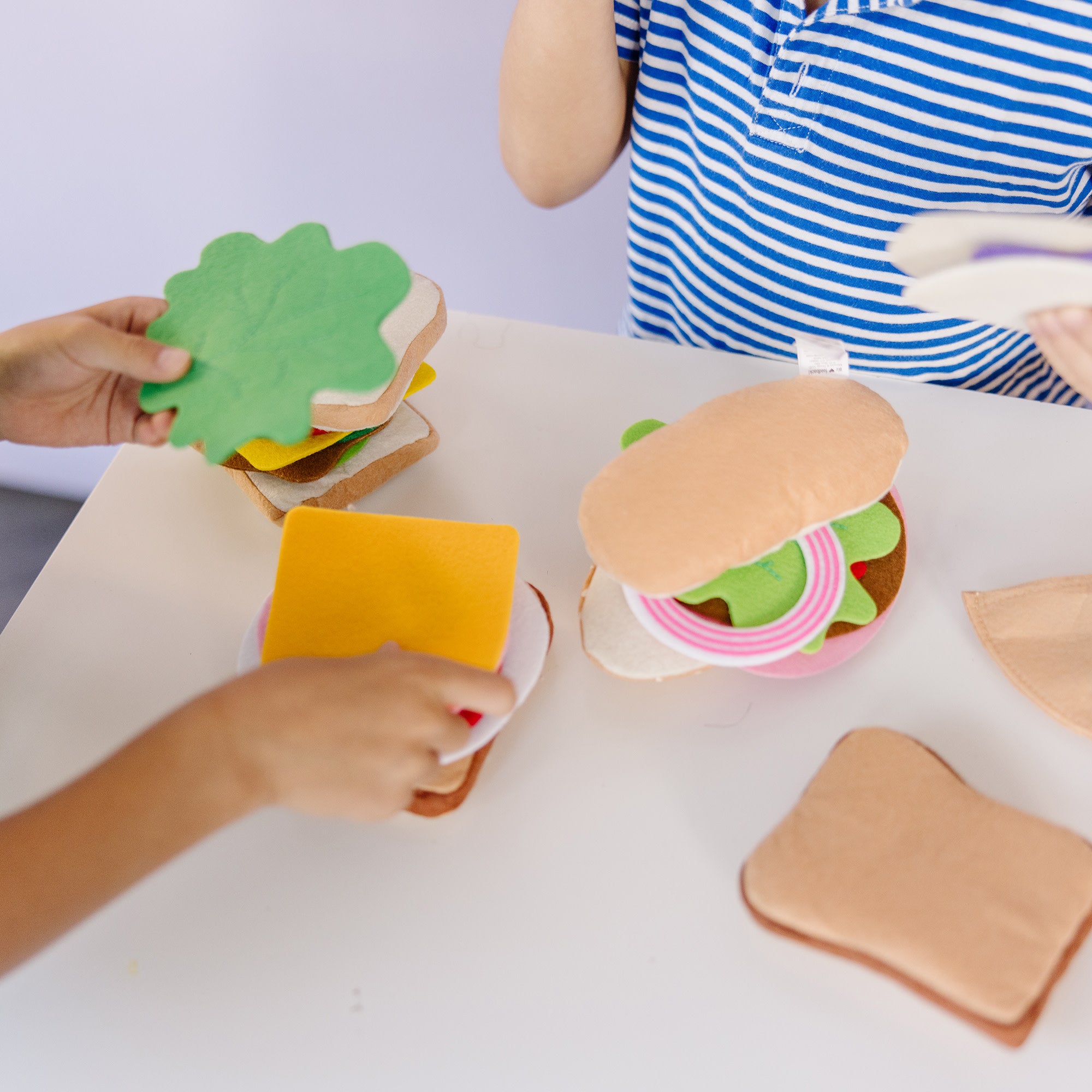 Felt Food Sandwich Play Set - Image 2