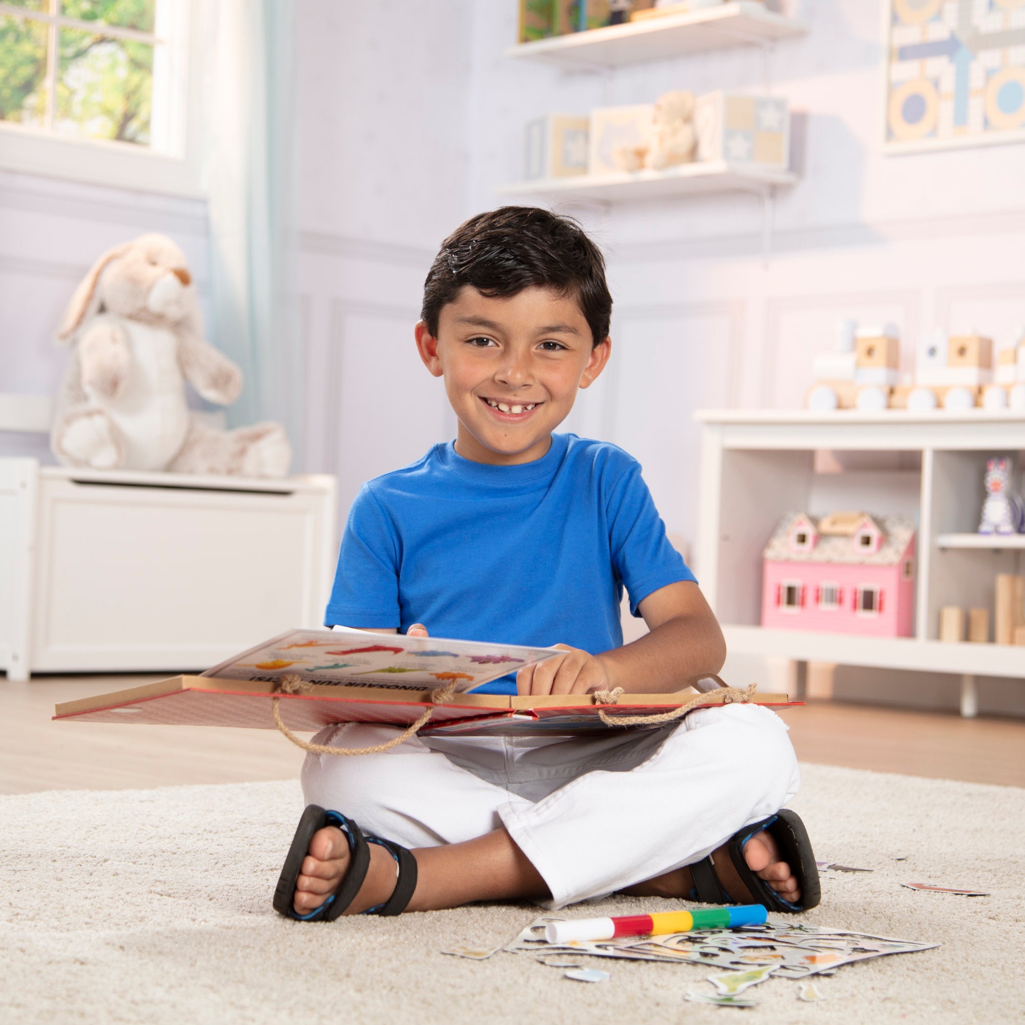 Natural Play: Play. Draw. Create Reusable Drawing & Magnet Kit ?C Dinosaurs - Image 6