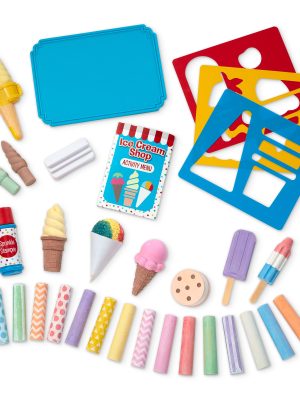 Ice Cream Shop Chalk Play Set
