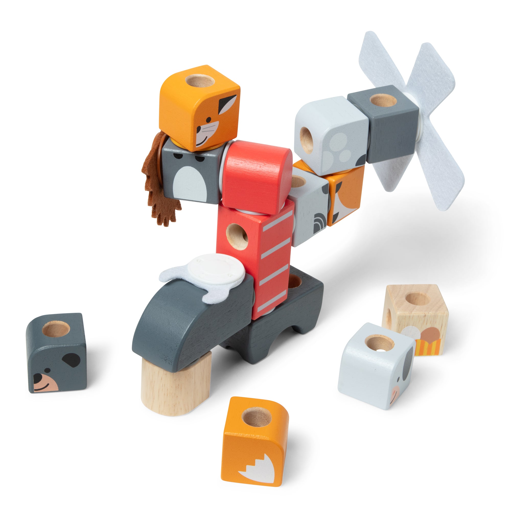 Blockables? Play Sets Farm Friends and Woodland Friends 2-Pack Bundle - Image 4