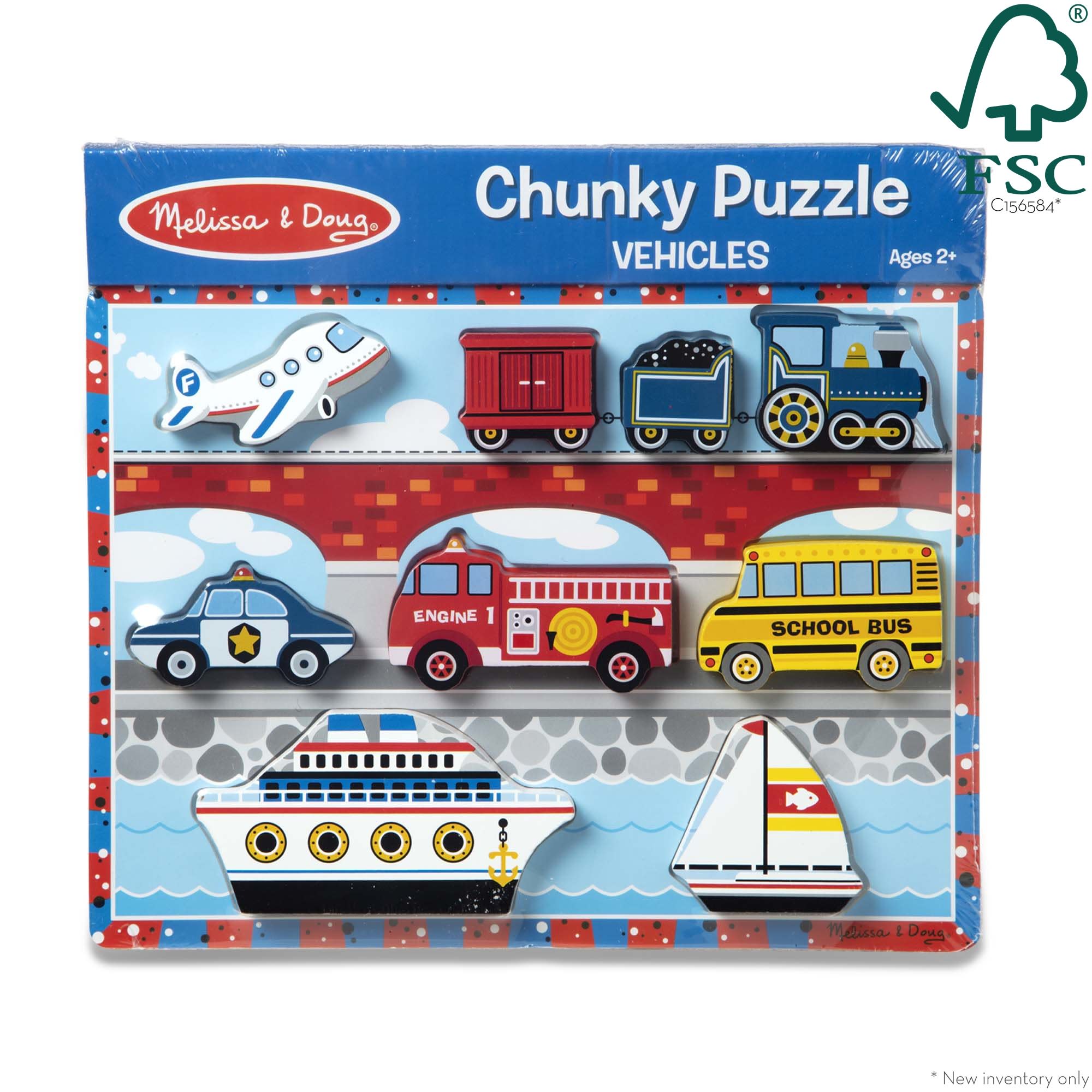 Vehicles Chunky Puzzle - 9 Pieces - Image 3