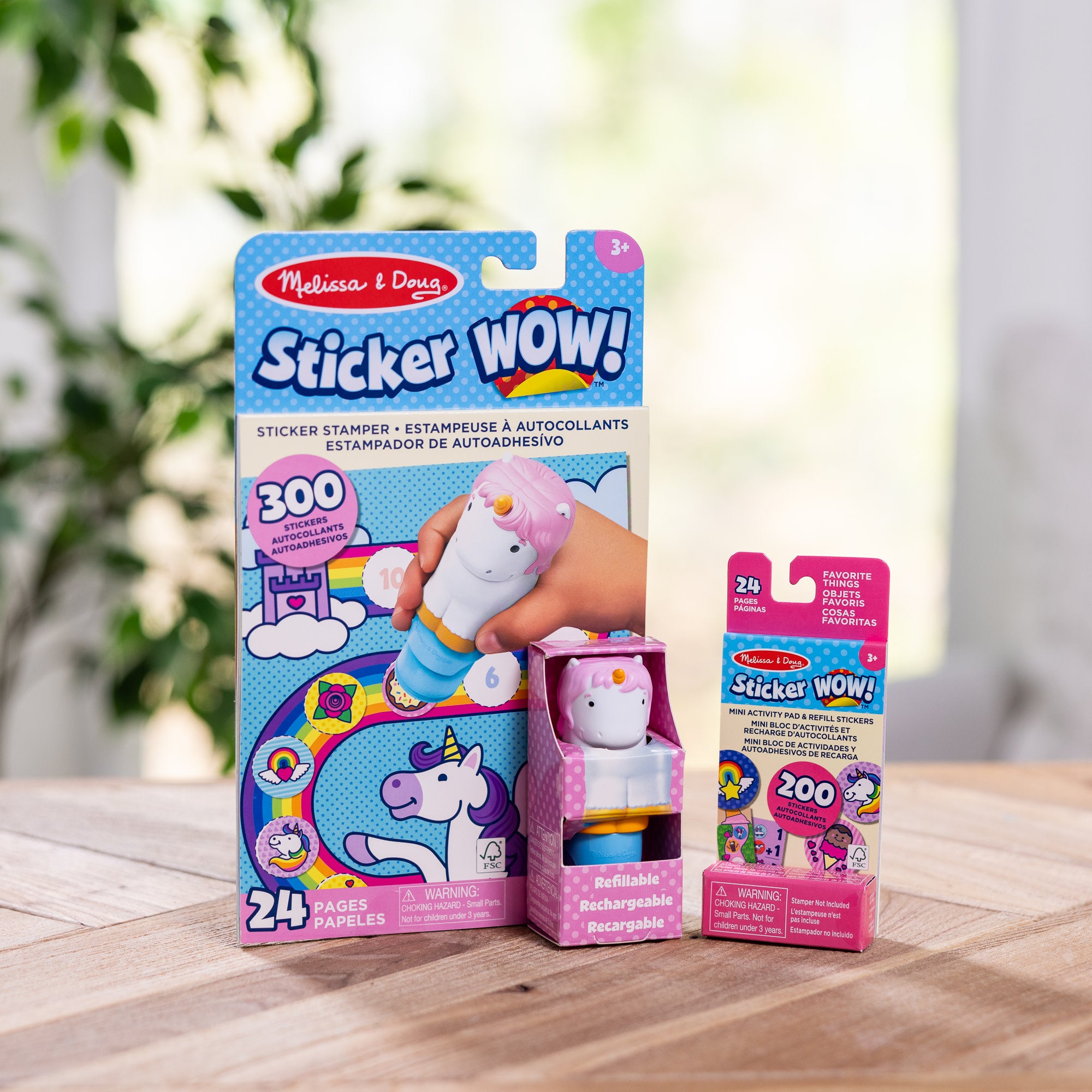 Sticker WOW!? Unicorn Bundle: Activity Pad & Sticker Stamper + Mini Activity Pad and 200 Refill Stickers - Image 5