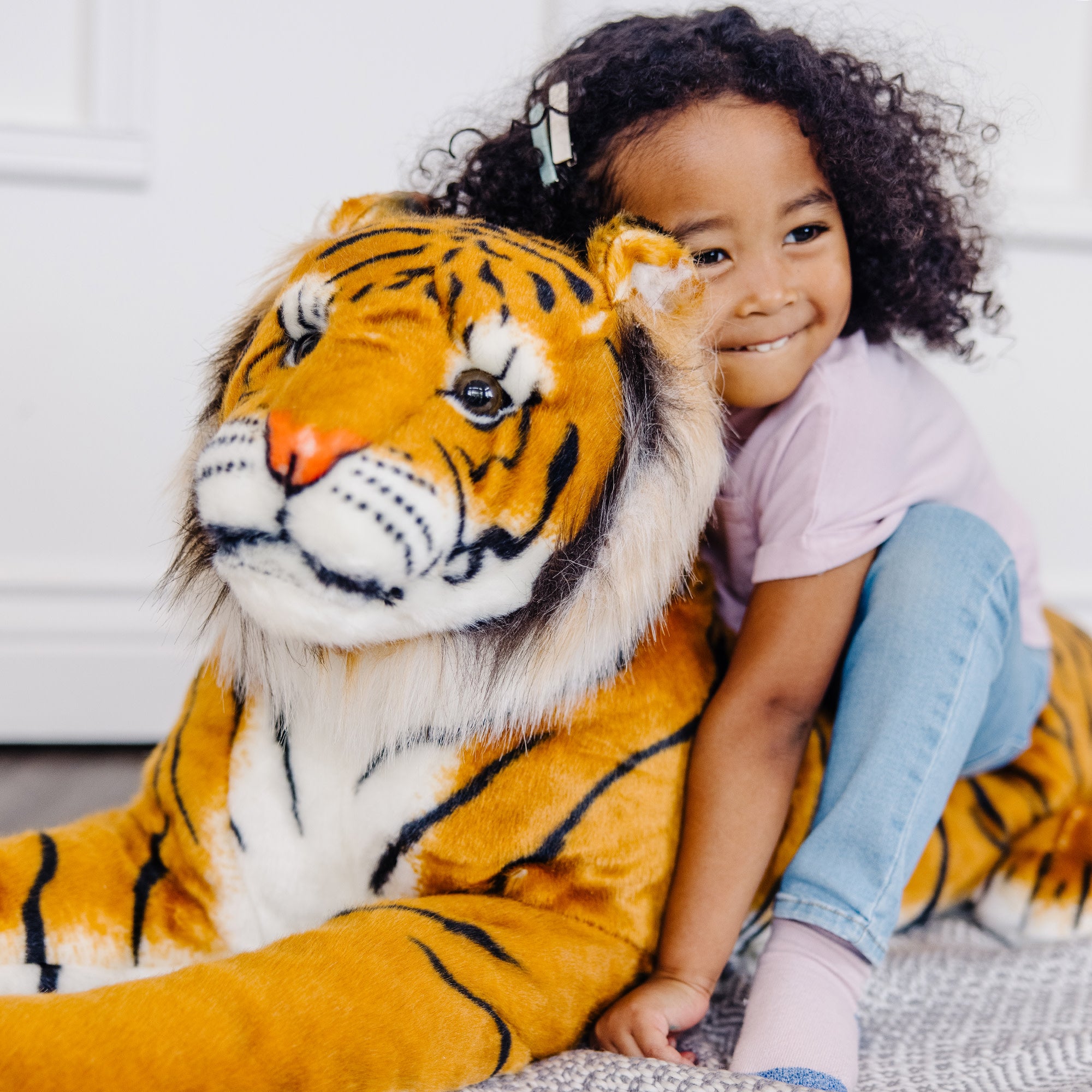 Tiger Lifelike Plush Stuffed Animal - Image 6