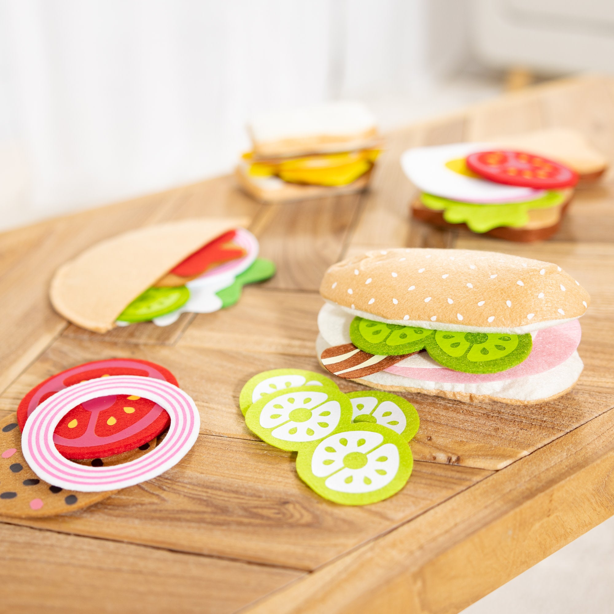 Felt Food Sandwich Play Set - Image 9