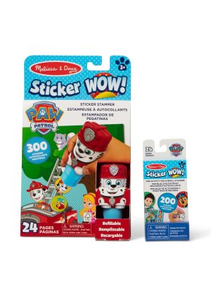 Sticker WOW!? PAW Patrol Marshall Bundle: Activity Pad & Sticker Stamper + Mini Activity Pad and 200 Refill Stickers