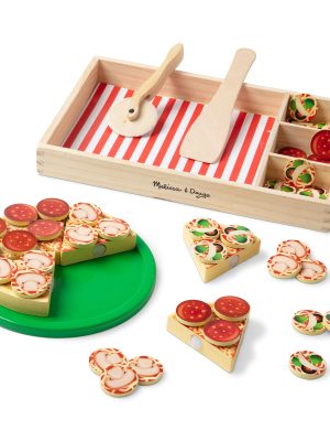 Wooden Pizza Party Play Set