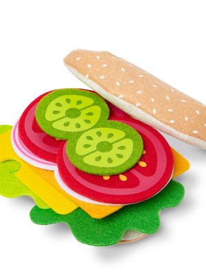 Felt Food Sandwich Play Set