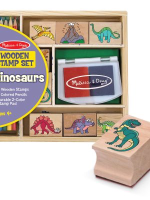Wooden Stamp Set - Dinosaurs