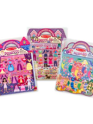 Puffy Sticker Bundle - Dress-Up. Princess and Mermaid