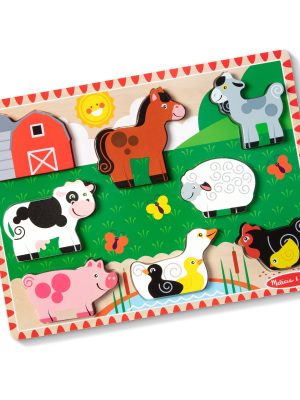 Farm Animals Chunky Puzzle - 8 Pieces