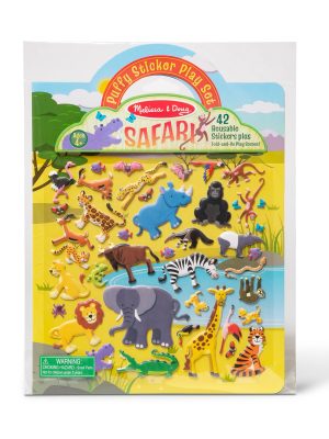 Puffy Sticker Play Set - Safari
