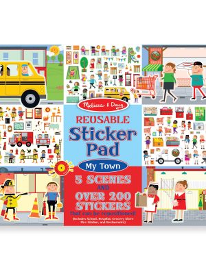 Reusable Sticker Pad - My Town