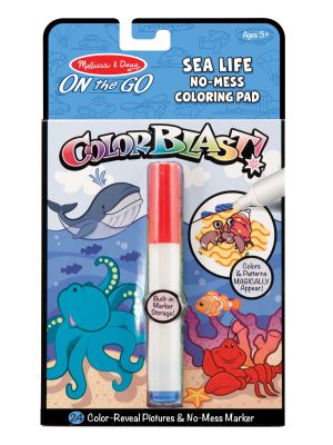 On the Go? ColorBlast Color Reveal Pad ?C Sea Life