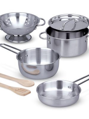 Stainless Steel Pots & Pans Play Set