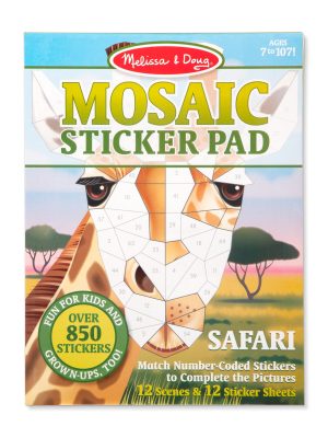 Mosaic Sticker Pad - Safari