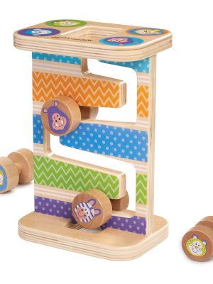 First Play Wooden Safari Zig-Zag Tower