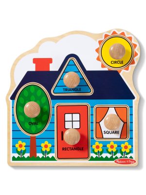 First Shapes Jumbo Peg Puzzle - 5 Pieces