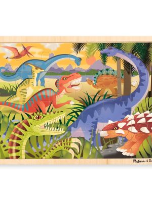 Dinosaur Wooden Jigsaw Puzzle - 24 Pieces