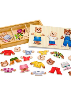 Bear Family Dress-Up Puzzle - 45 Pieces