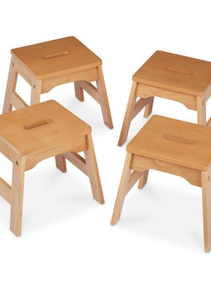 Wooden Stools ?C Set of 4