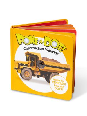 Poke-a-Dot: Construction Vehicles Board Book