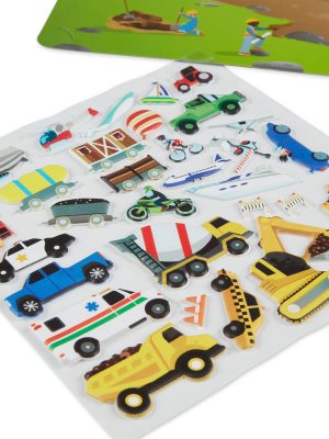 Puffy Sticker Play Set - Vehicles