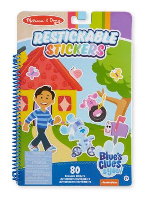 Blue's Clues & You! Restickable Stickers Pad - Places Blue Loves