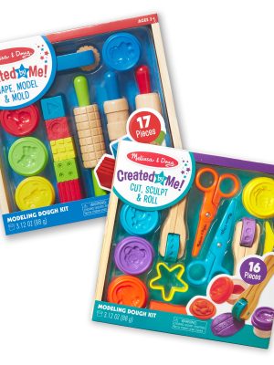 Clay Activity 2-Pack: Shape. Model & Mold; Cut. Sculpt & Stamp