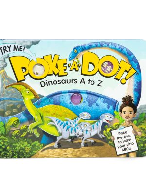 Poke-a-Dot: Dinosaurs A to Z Board Book