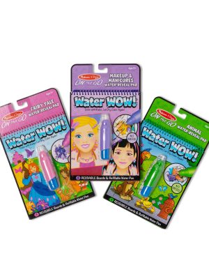 On the Go? Water Wow!? 3-Pack: Makeup & Manicures. Fairy Tale. Animals