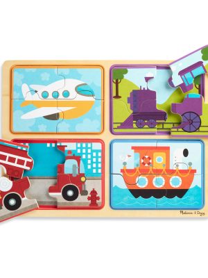 Natural Play Wooden Puzzle: Ready. Set. Go