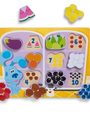 Blue's Clues & You! Fridge Food Wooden Chunky Puzzle - 10 Pieces