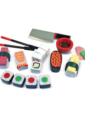 Wooden Sushi Slicing Play Set