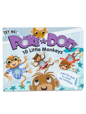 Poke-a-Dot: 10 Little Monkeys Board Book