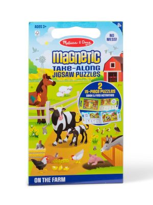 Take-Along Magnetic Jigsaw Puzzles ?C On the Farm