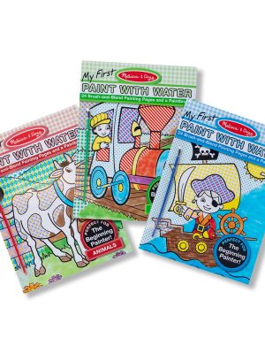 My First Paint with Water 3-Pack: Animals. Vehicles. Multi-Themed