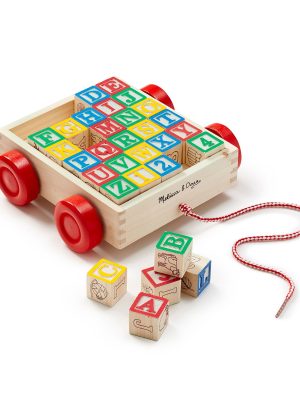 Classic ABC Block Cart