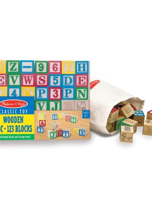 Wooden ABC/123 Blocks