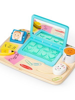 Wooden Work & Play Desktop Activity Board