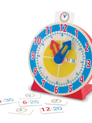 Turn & Tell Wooden Clock