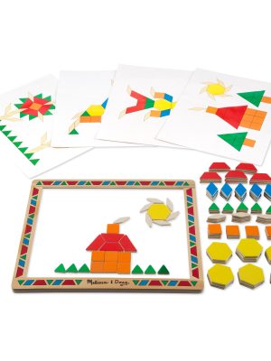 Wooden Magnetic Pattern Block Kit
