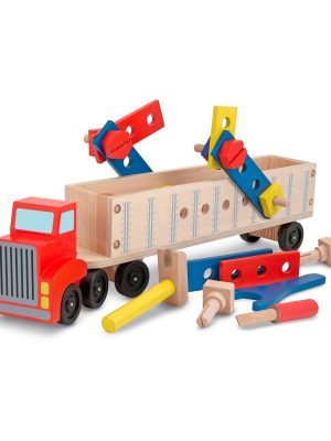 Wooden Big Rig Building Set