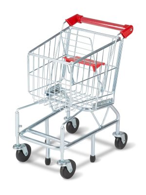 Metal Grocery Shopping Cart Toy