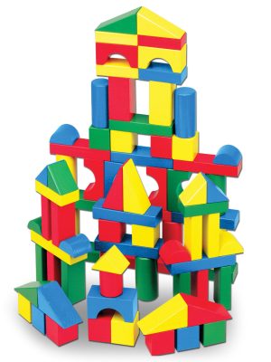 100-Piece Wood Blocks Set