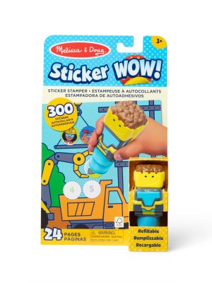 Sticker WOW!? Activity Pad & Sticker Stamper - Bulldozer