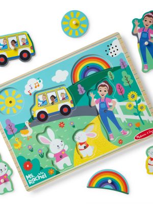 Ms. Rachel? Wooden Song Puzzle ?C 6 Pieces