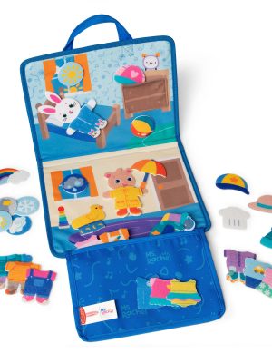 Ms. Rachel? What to Wear Felt Activity Board